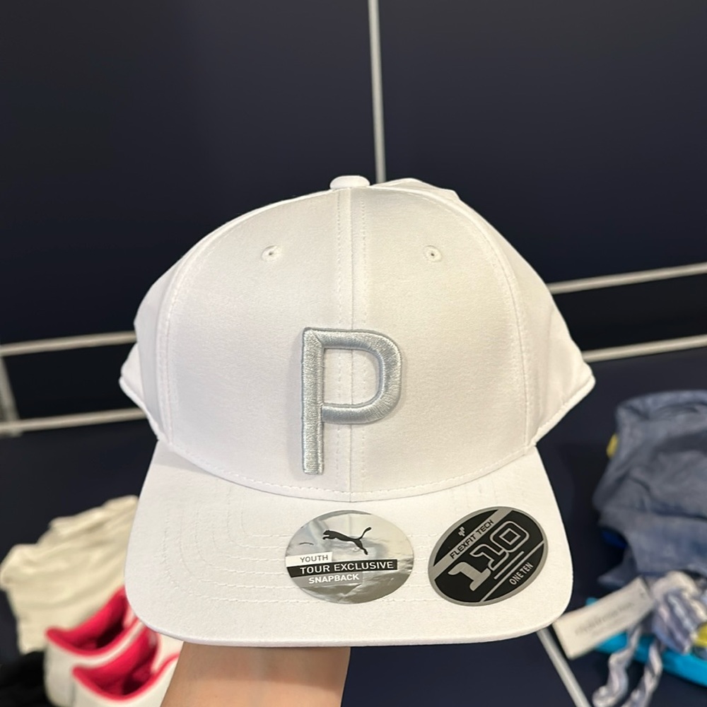 Puma hat with the letter P